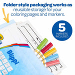 Crayola Color Wonder: Blippi Coloring Book, 18 Pages, 2 Sets/Bundle (BIN752726-2)