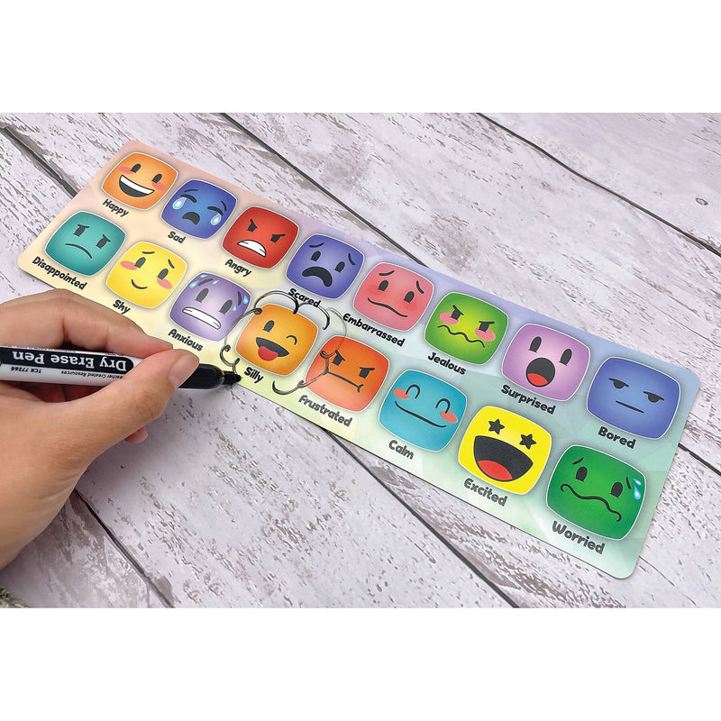 Teacher Created Resources Social-Emotional Mood Meters, 11.5" x 3.5", 36/Pack, 2 Packs/Bundle (TCR6052-2)