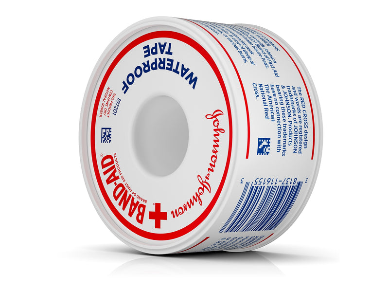 Band-Aid Water Block Waterproof Medical Tape, 10 yards (117121)