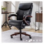 La-Z-Boy Bradley Bonded Leather Executive Chair, Black (46089-CC)