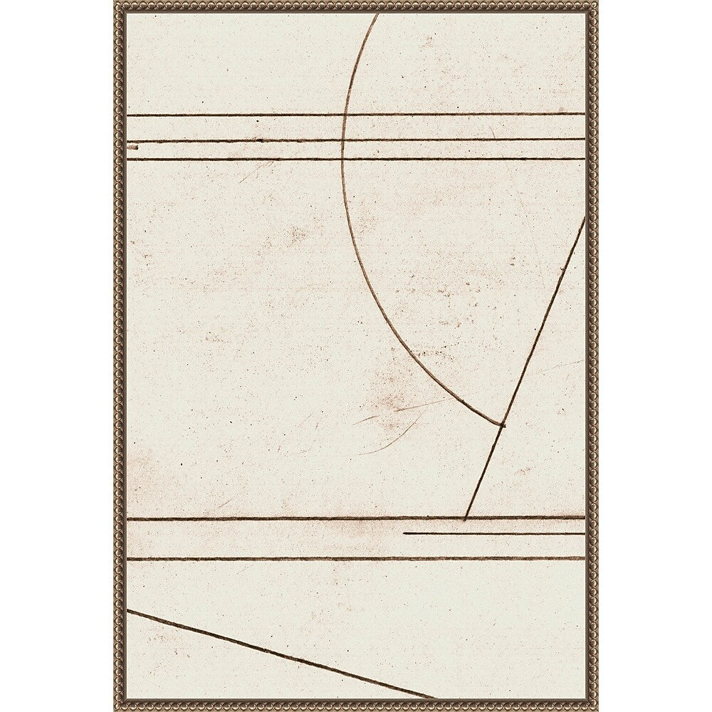 Amanti Art Minmod No1 by Dan Hobday Framed Canvas Wall Art Print, 23" x 33" (A42678302846)