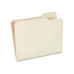 Staples 30% Recycled File Folders, 1/3-Cut Tab, Right Position, Letter Size, Manila, 100/Box (ST116822/116822)