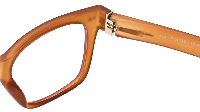 SAV VK Couture Blue Light +2.00 Reading Glasses, Matte Brown (EVKB13)