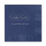 Navy Luncheon Napkin - Custom Foil Imprint, 500/BX