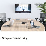 Staples TECH 6 ft. USB-C to DisplayPort Audio/Video Cable, Male to Male, Black (ST62471)