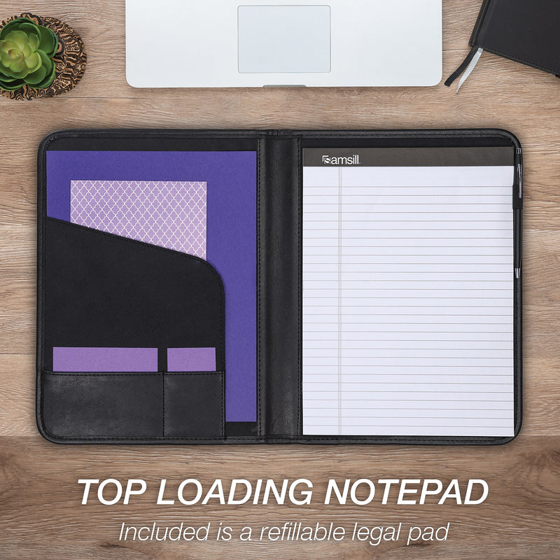 Samsill Professional Pad Holder, Black (70810)