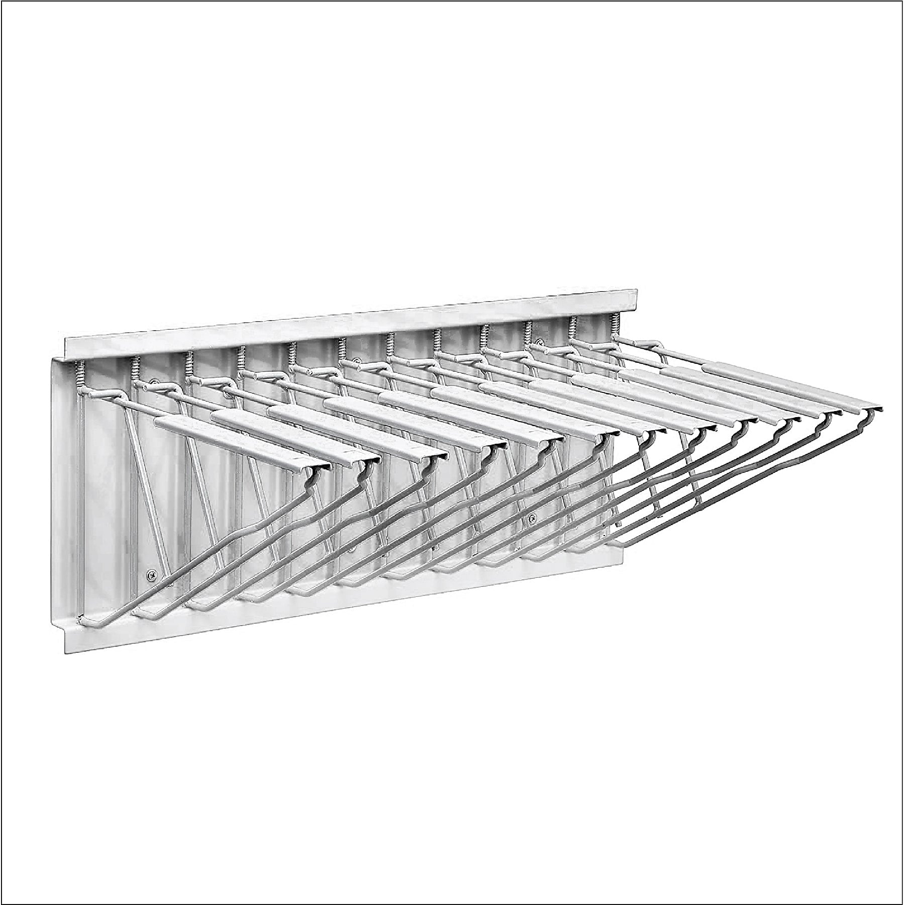 AdirOffice Steel Hanging Wall File, For Blueprint & Large-Format Files, White (617-WHI-KIT1)