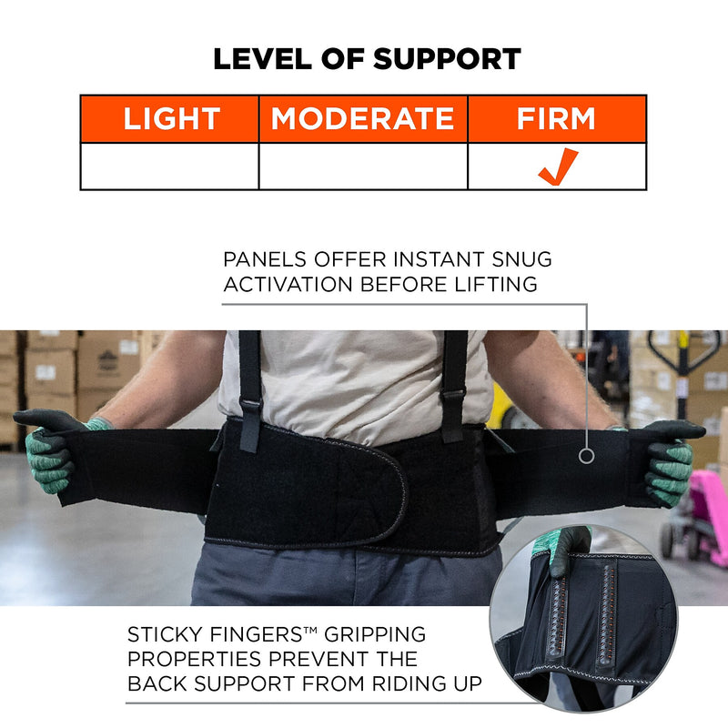 Ergodyne ProFlex 2000SF 840D Spandex Back Support Brace, 4XL (11288)