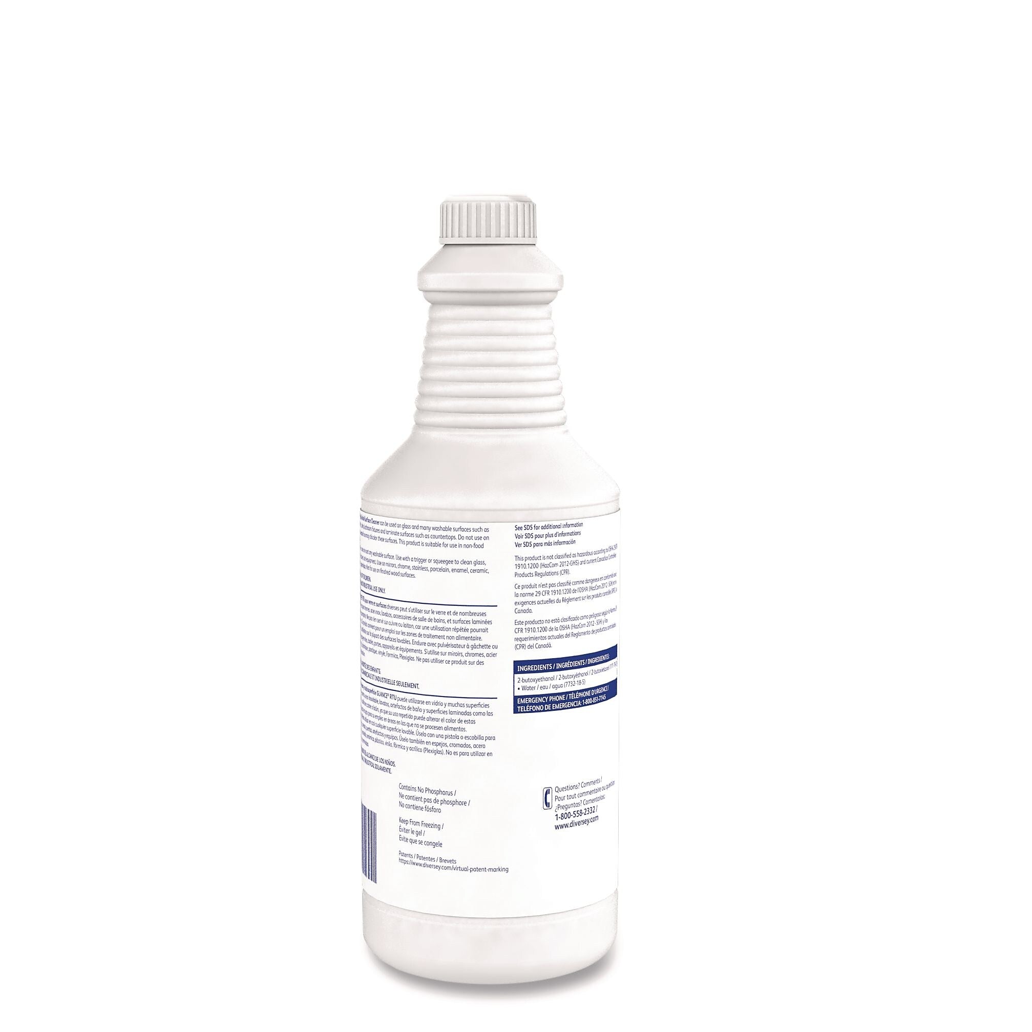 Glance Window & Glass Cleaner, Ammonia Scnet, 32 oz. (04705)