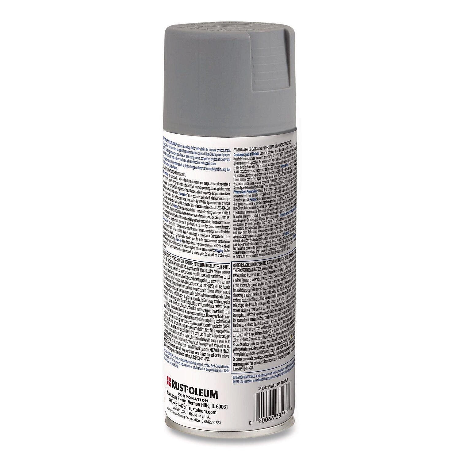 Rust-Oleum Painter's Touch 2X Ultra Cover Spray Paint, Gray, 12 oz., 6/Carton (334017)
