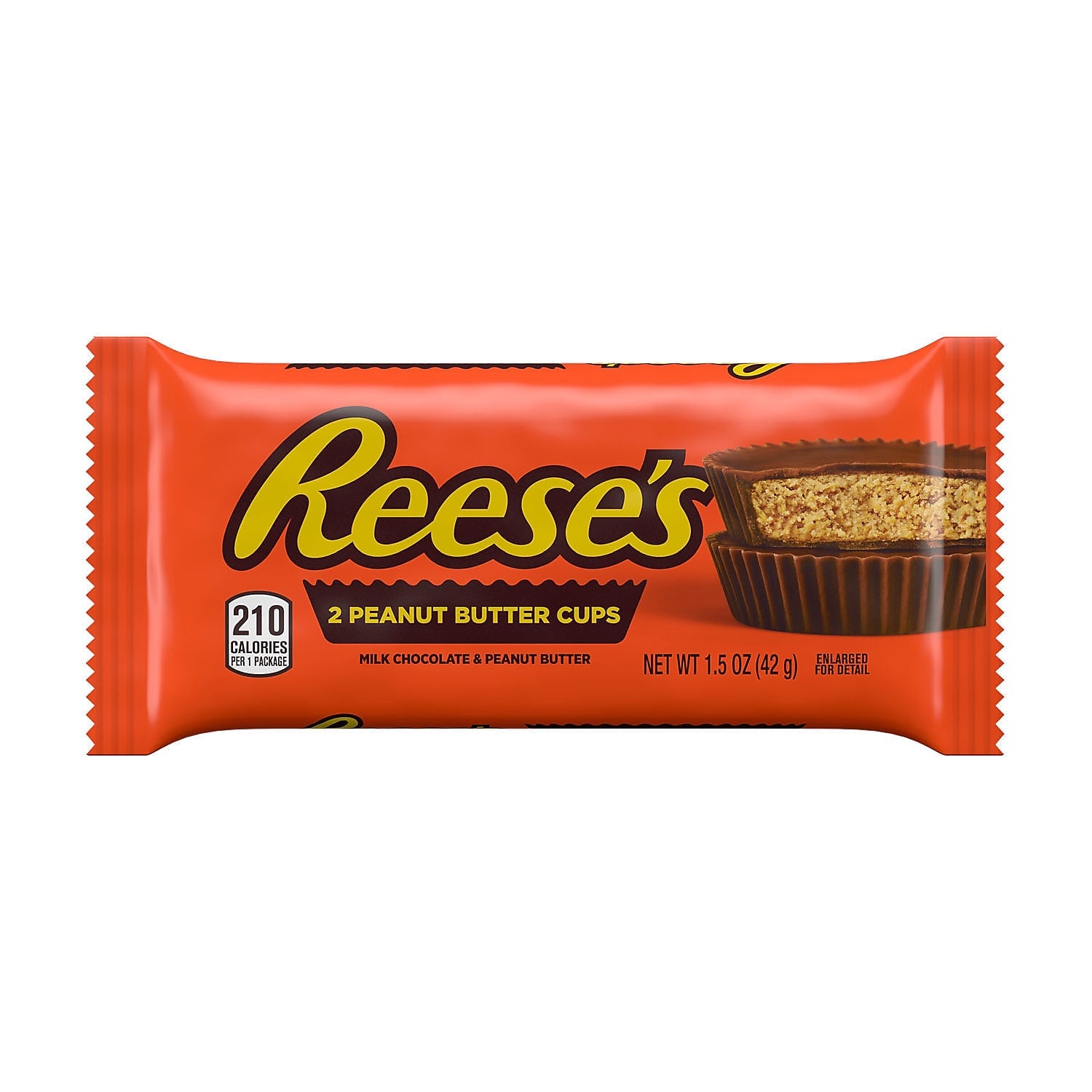 Reese's Milk Chocolate Peanut Butter Cups Candy Pack, 1.5 oz., 36/Box (HEC44000)