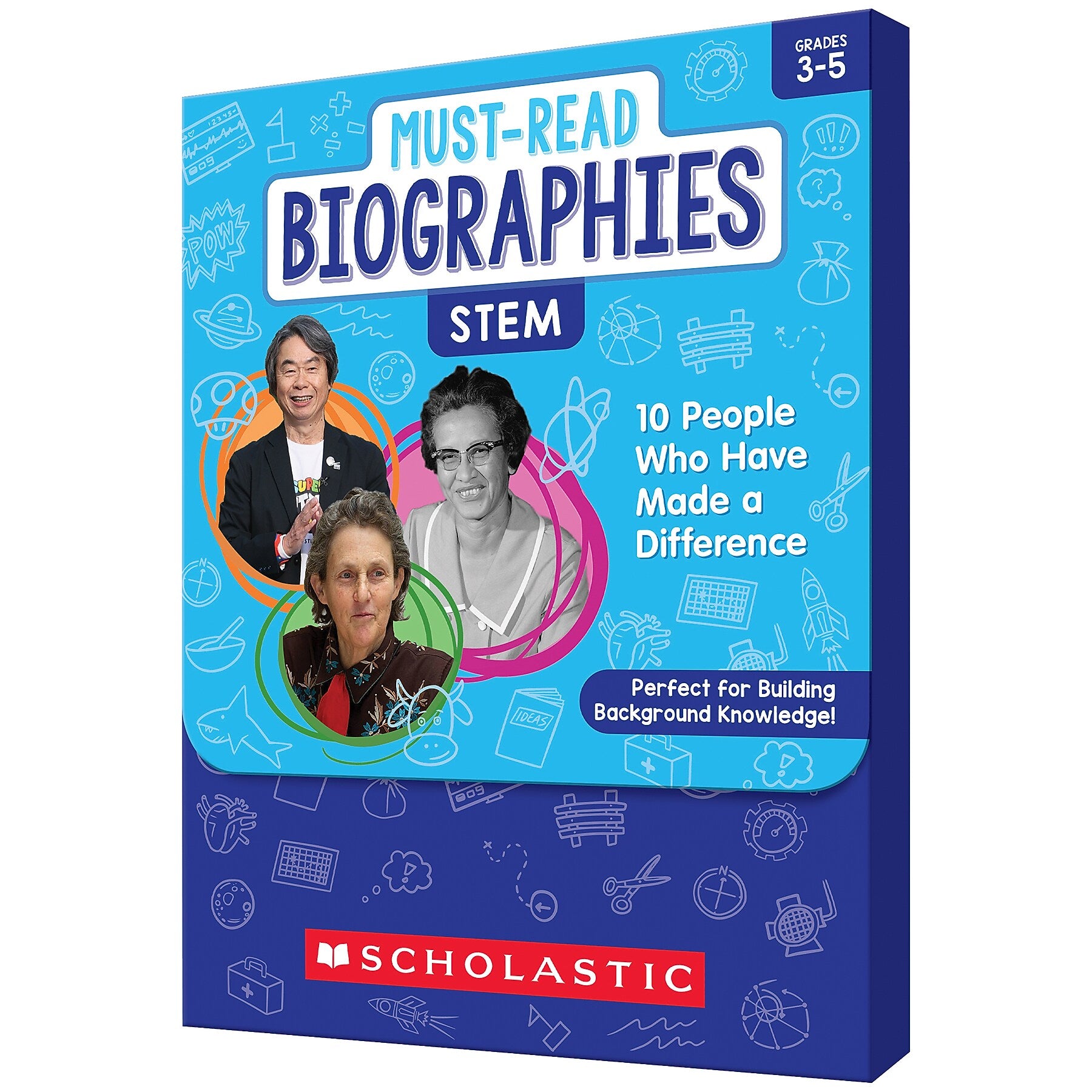 Scholastic Teaching Solutions Must Read Biographies Stem Boxed Set, 62/Set