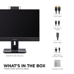 ViewSonic 27" 100 Hz LCD QHD Business Monitor, Black (VG2757V-2K)