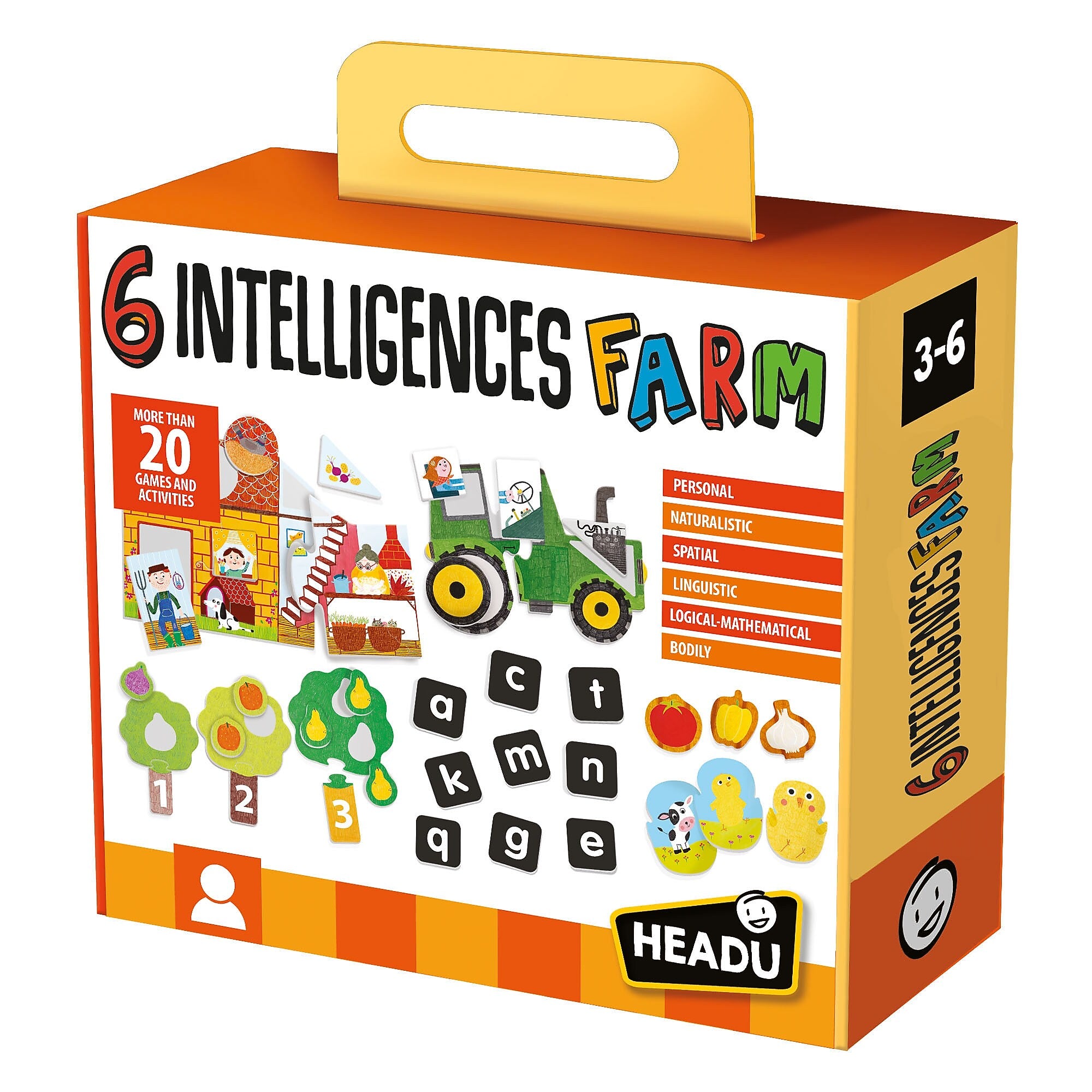Headu 6 Intelligences Farm Games & Activities (HDUEN54389)