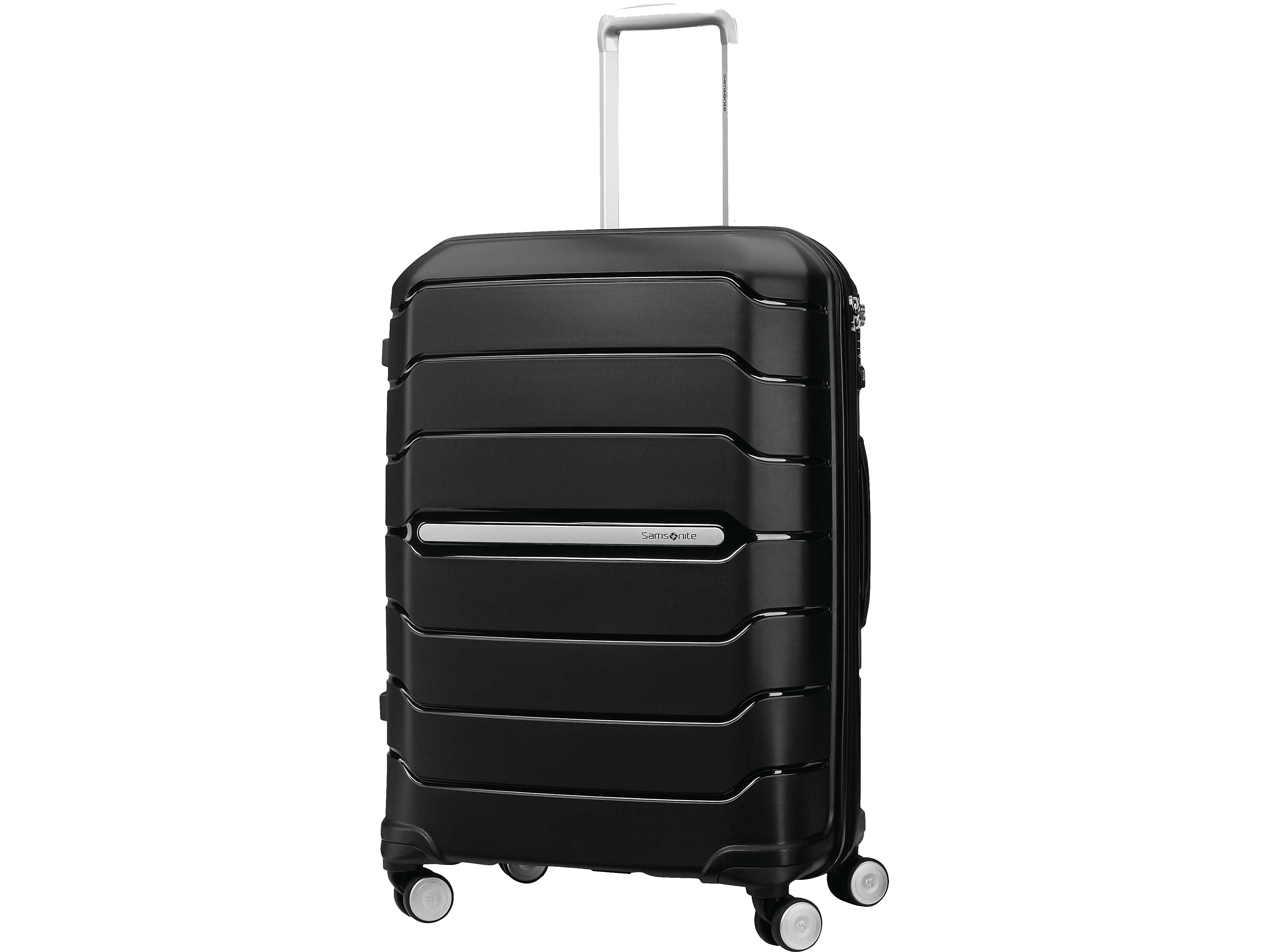 Samsonite Freeform 27.95" Hardside Suitcase, 4-Wheeled Spinner, TSA Checkpoint Friendly, Black (78256-1041)