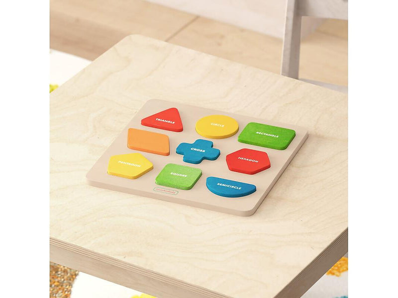 Flash Furniture Bright Beginnings STEM Sorting Shapes and Colors Puzzle Board (MK-MK00576-GG)