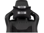 Next Level Racing Elite PU Leather/Suede Fabric Ergonomic Racing Gaming Chair, Black (NLR-G005)