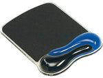 Kensington Duo Gel Mouse Pad/Wrist Rest Combo, Black/Blue (62401)