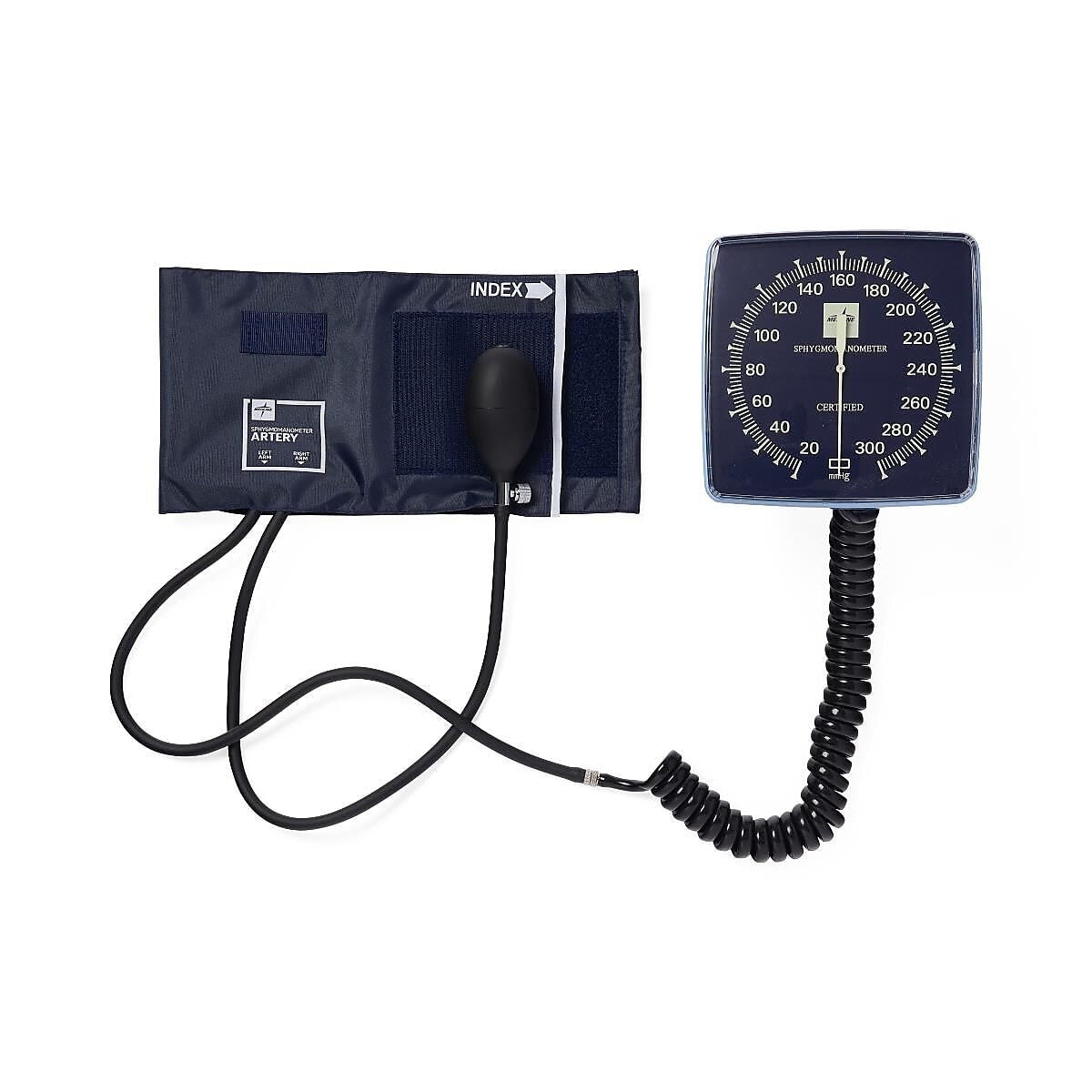 Medline Wall-Mounted Sphygmomanometer Blood Pressure Monitor, Adult (MDS9400)