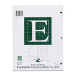 Roaring Spring Paper Products Graph Paper, 8.5" x 11", 3-Hole Punched, 500 Sheets/Pack, 5/Case (95782CS)