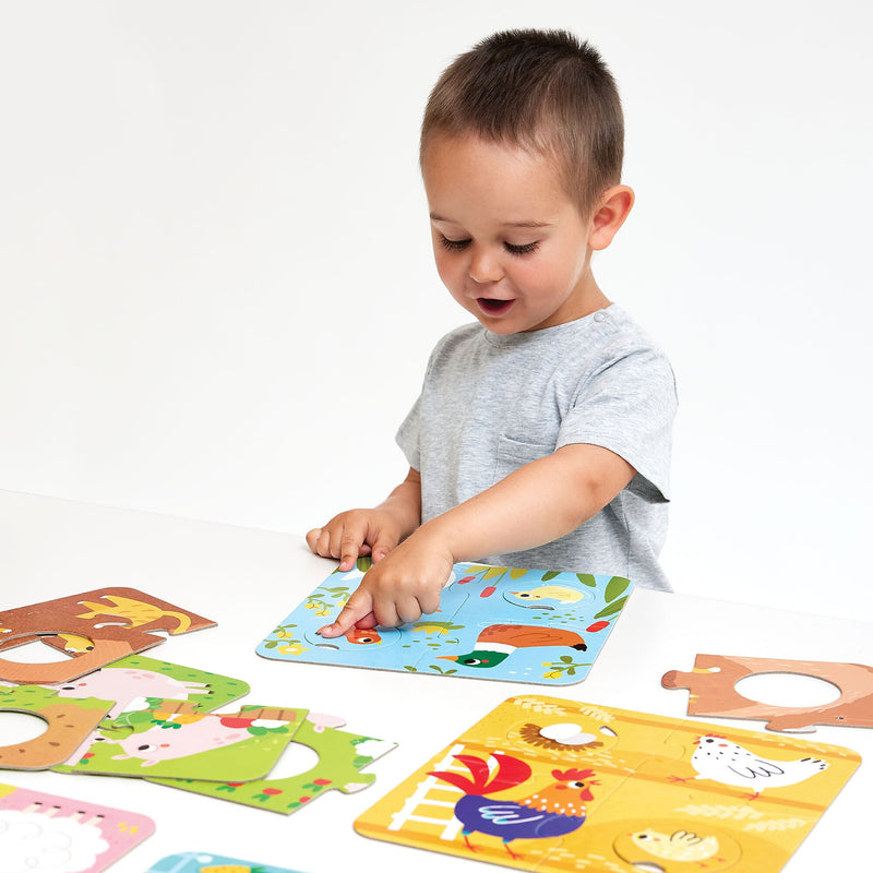 Banana Panda Match the Farm Animals Puzzles, 6/Set (BPN49168)