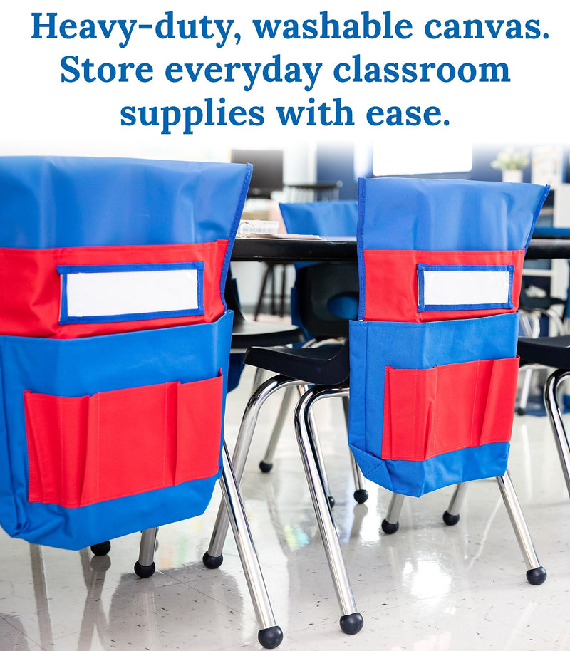 Carson Dellosa Education Red and Blue Chairback Buddy, 6/Pack