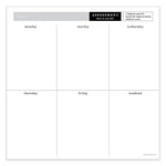 TF Publishing Schedule Pad 7.75" x 7.75" Undated Planner, Paperboard Cover, Multicolored (99-5941)