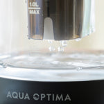 Aqua Optima KT3001 Glass Electric Kettle with Water Filter, 7-Cups, Black