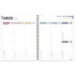 2026 TF Publishing Robin's Egg 9" x 11" Weekly & Monthly, Paperboard Cover, Multicolored (26-9710)