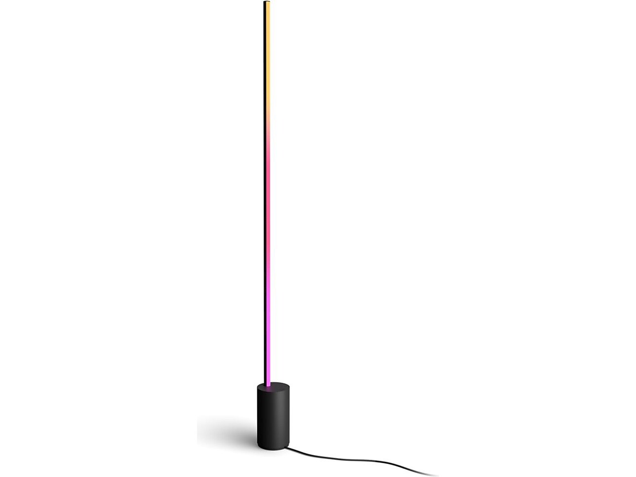 Philips Gradient Signe 57.4" LED Matte Black Floor Lamp with Stick Shade (569103)