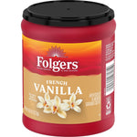 Folgers French Vanilla Ground Coffee, 9.6 oz. (2550098181)