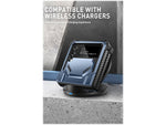 i-Blason Armorbox Metallic Blue Rugged Case for Samsung Galaxy Z Flip4 (Galaxy2022-ZFlip4-5G-Armorbox-Tilt)