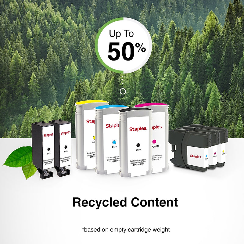 Staples Remanufactured Tri-Color High Yield Ink Cartridge Replacement for Canon CL-246XL (TR8280B001/ST8280B001)