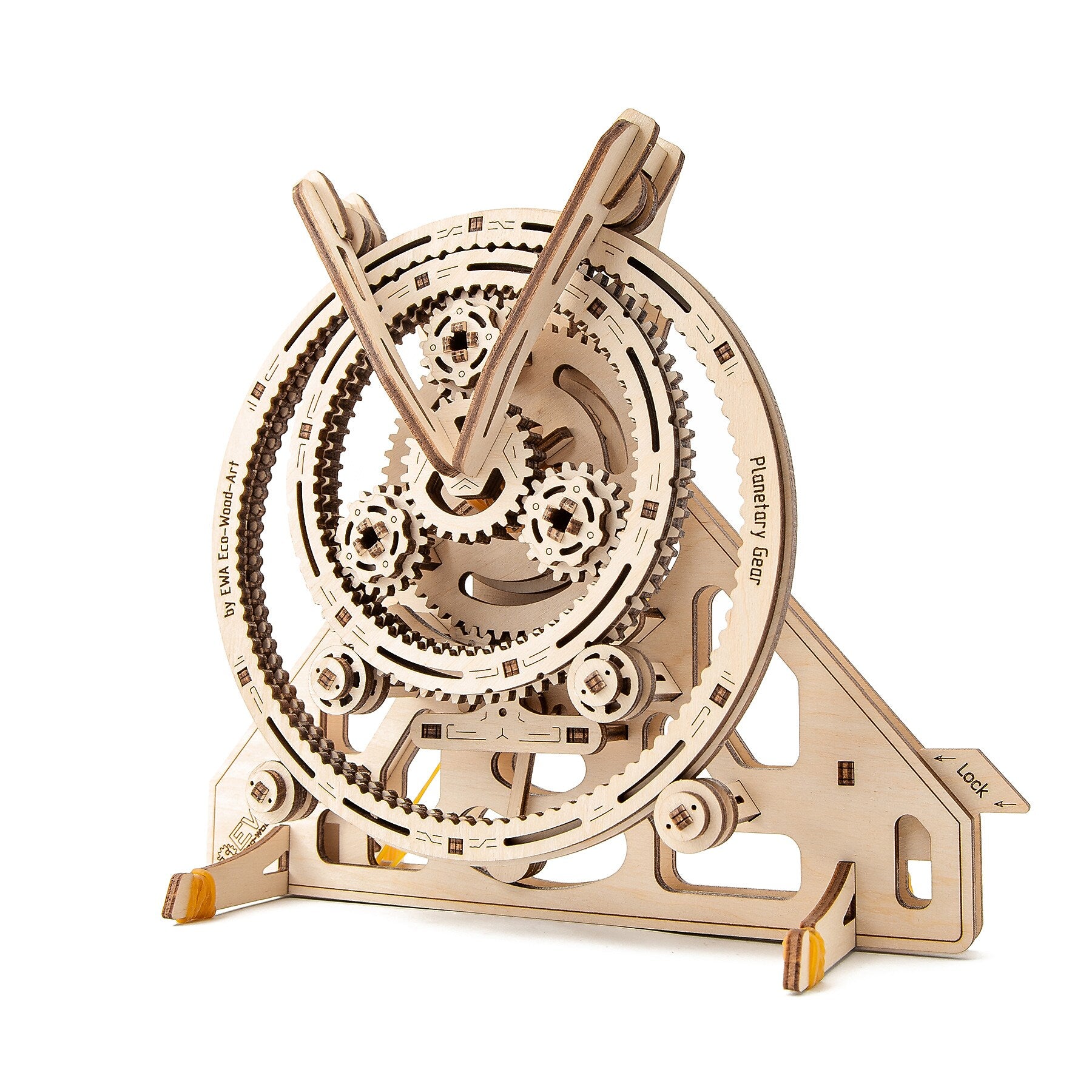 EWA Eco-Wood-Art Planetary Gear 3D Wooden STEM Construction Kit, 153 Pieces/Set (AVRAV0523208)