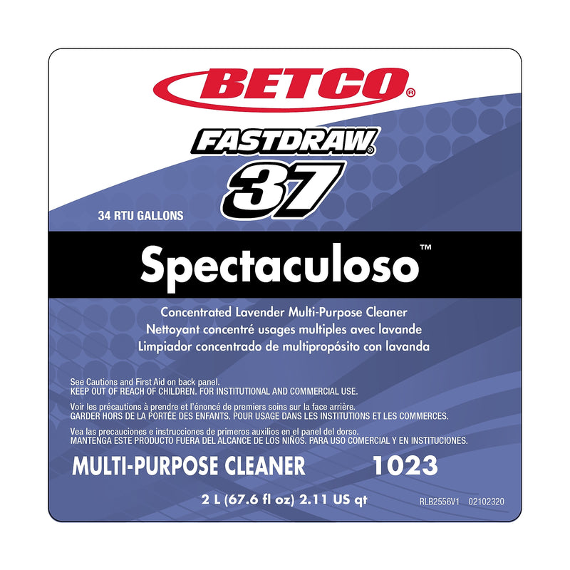 Betco Spectaculoso Multipurpose Cleaner, Lavender Scent, 67.6 oz., 4 Bottles/Carton (102347-00)
