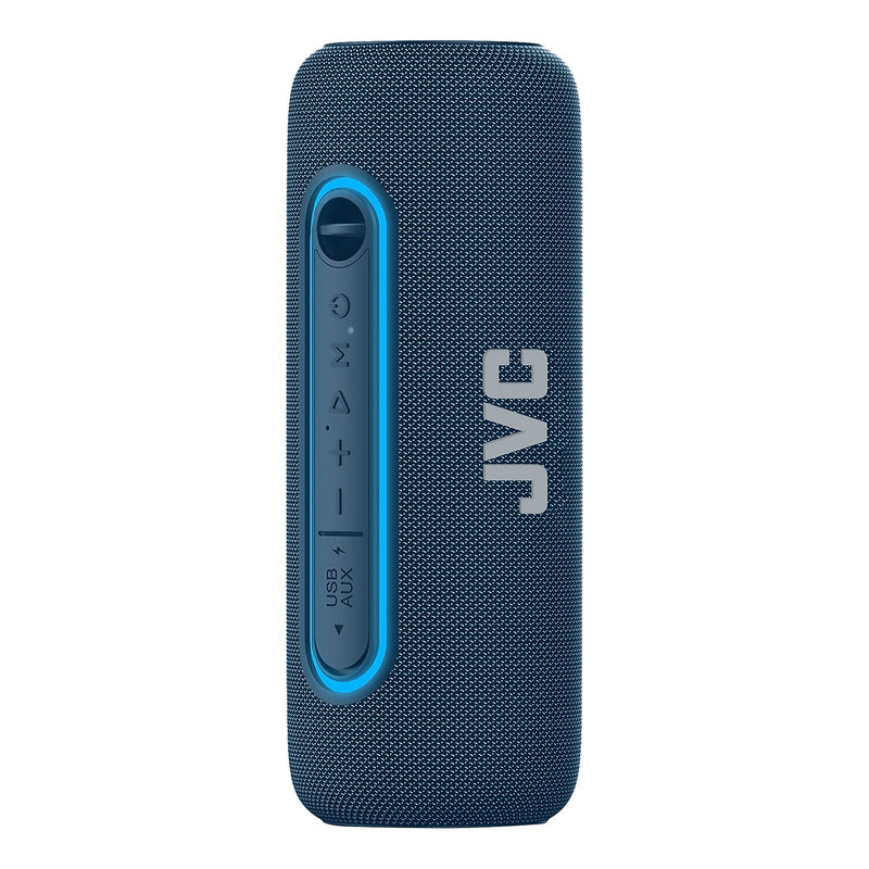 JVC True Wireless Portable Bluetooth Speaker, Water Resistant, Blue (SP-PA5BT)
