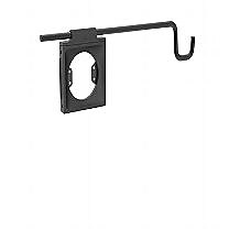 Humanscale Accessory Holder With Universal Accessory Bracket, Black (SMAHKB)