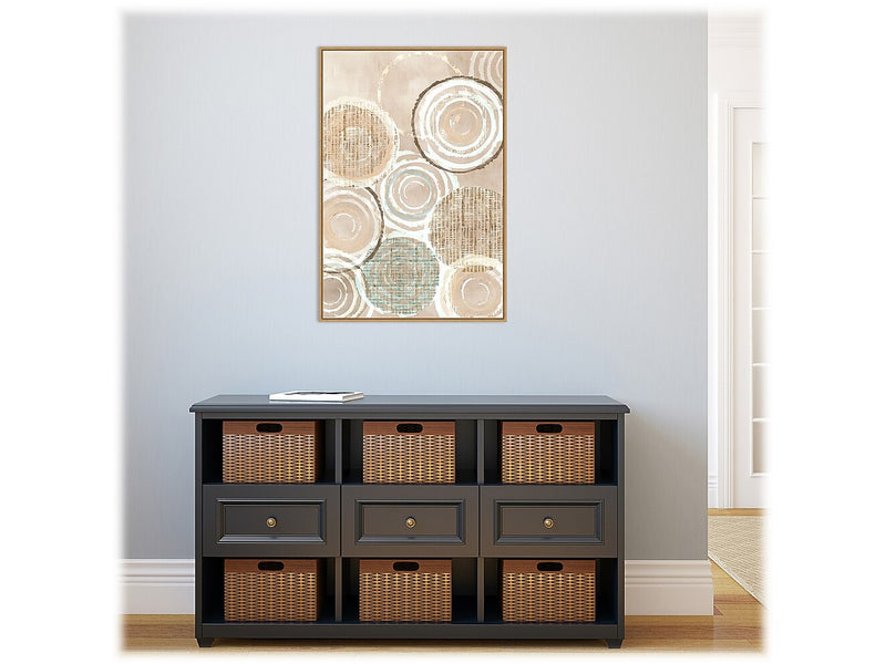 Amanti Art Neutral Woven Baskets II, Canvas, 23" x 33" (A42675515839)