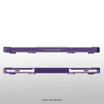 SaharaCase Heavy-Duty Raider Series 15" Laptop Case with Stand, Shock Absorbing, Purple Oasis (LT00058)