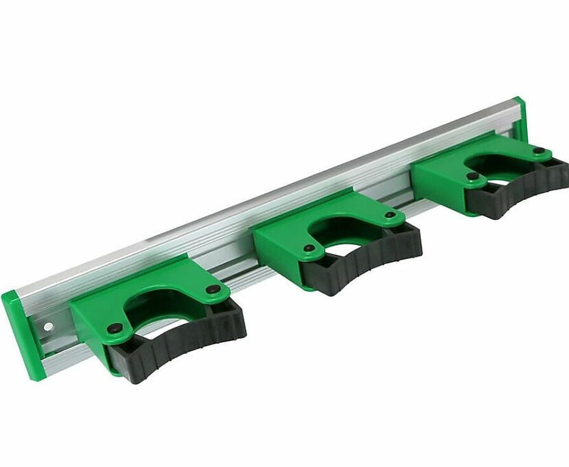 Unger Hang Up Cleaning Holder, 14 x 3.15 x 2.17, Silver / Green (UNGHO350)