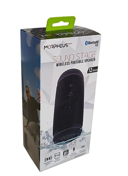 Morpheus 360 Sound Stage Portable Bluetooth Speaker (BT5850BLK)