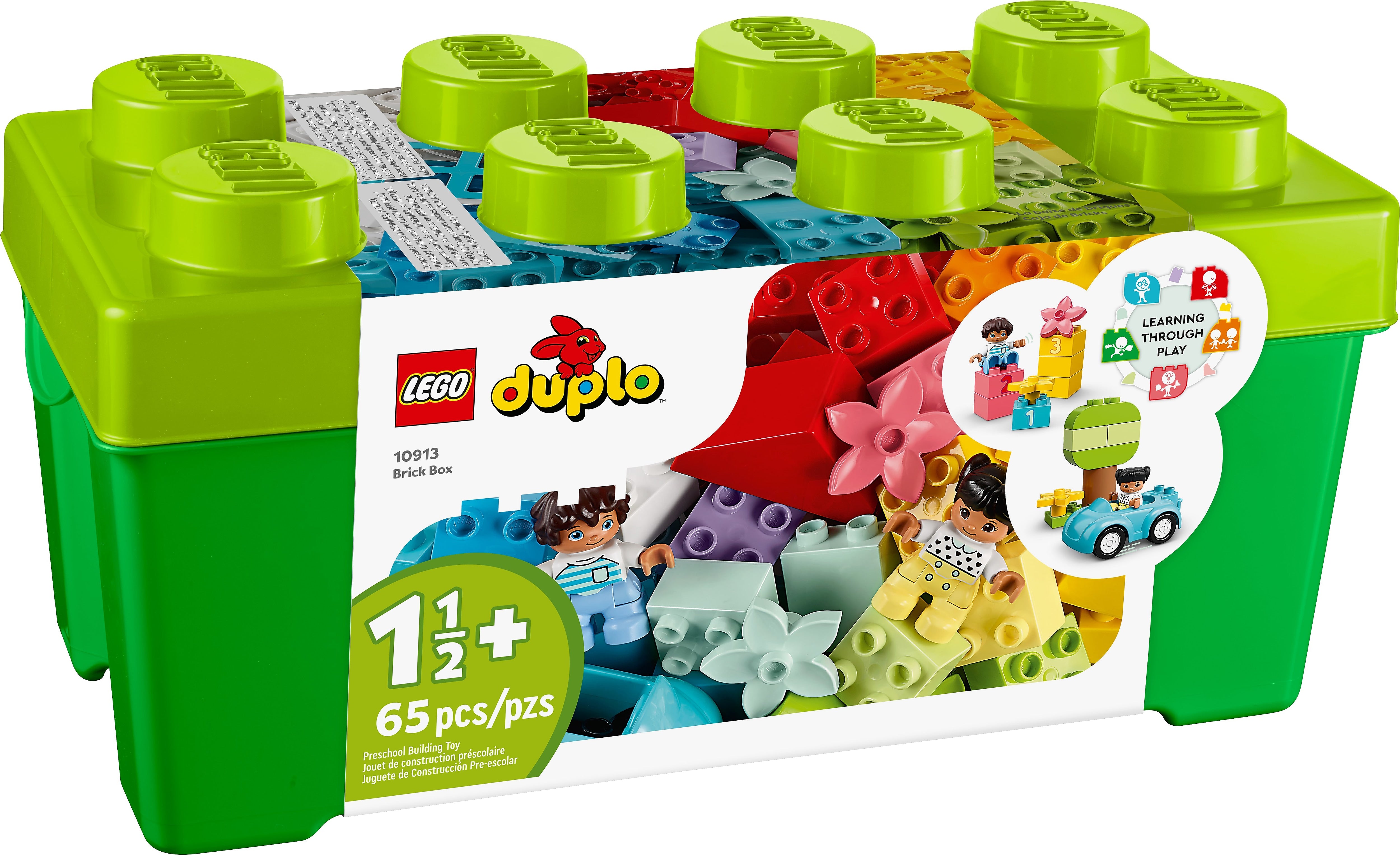 LEGO DUPLO Classic Brick Box, 65 Pieces (10913)