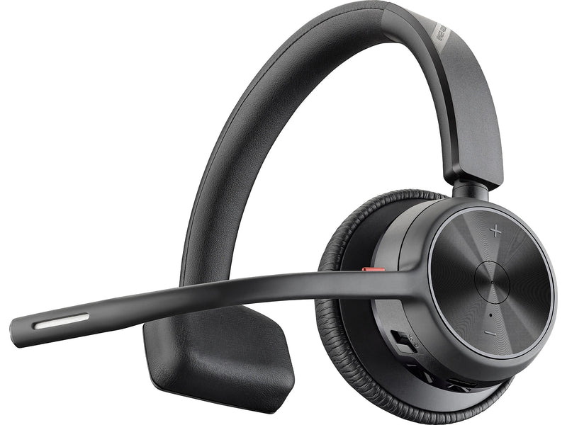 Poly Voyager 4300 UC Series USB-A Bluetooth Mono Phone & Computer Headset, Unified Communications Certified (77Y92AA)