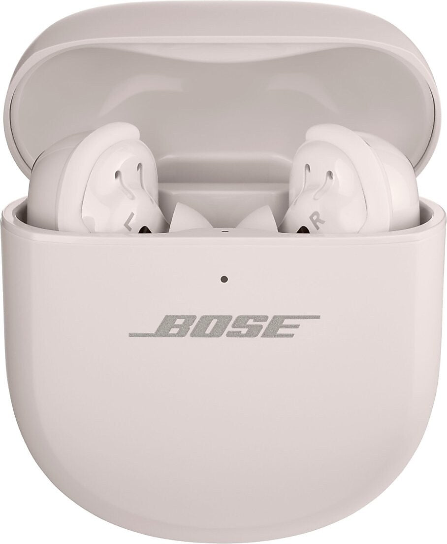 Bose QuietComfort Ultra True Wireless Noise Cancelling In-Ear Earbuds, White Smoke (882826-0020)