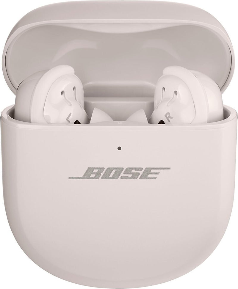 Bose QuietComfort Ultra True Wireless Noise Cancelling In-Ear Earbuds, White Smoke (882826-0020)