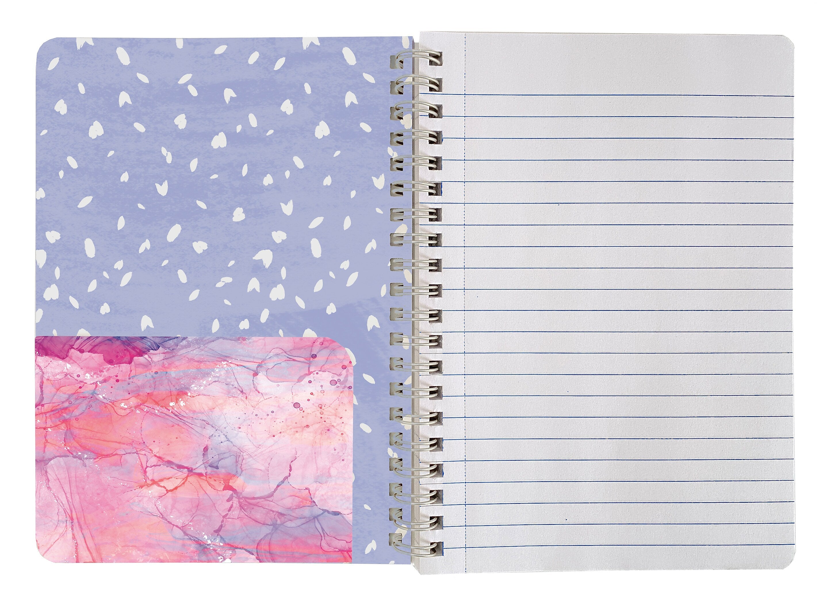 Carolina Pad Silver Lining 1-Subject Pocket Notebook, 5" x 7", College Ruled, 80 Sheets (35000)