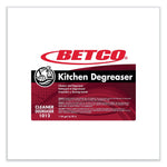 Betco Kitchen Degreaser, Characteristic Scent, 1 Gal. Bottle, 4/Carton (BET10120400)