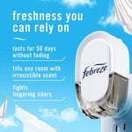 Febreze Fade Defy Plug Air Freshener Warmer Refill, Linen & Sky Scent, 0.87 fl. oz., 3/Pack (54344)