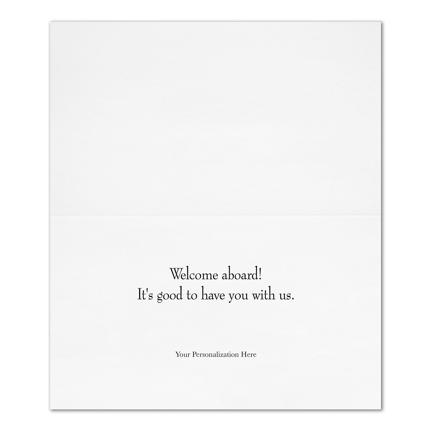 "Banner Occasion" Welcome Card w/ White Unlined Envelope, 25/BX