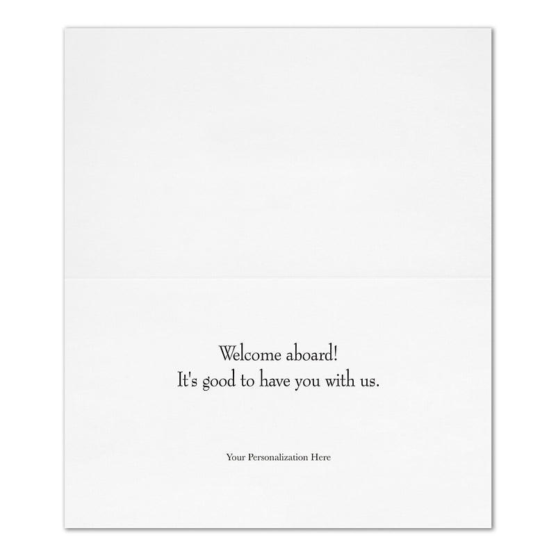 "Banner Occasion" Welcome Card w/ White Unlined Envelope, 25/BX